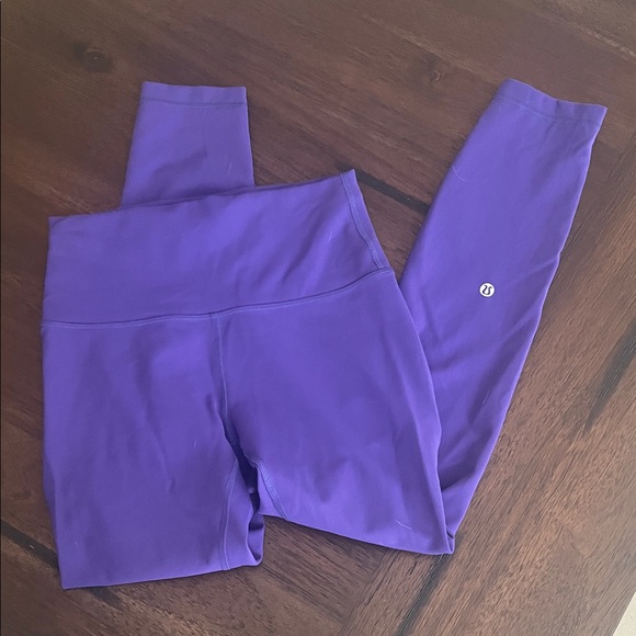 Lululemon Wunder Train Leggings 6 Petrol Purple - Picture 1 of 3